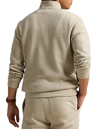 Double-Knit Mesh 1/4-Zip Pullover