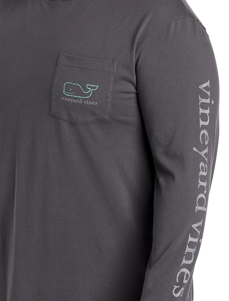 Whale Long-Sleeve Pocket T-Shirt