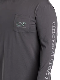 Whale Long-Sleeve Pocket T-Shirt