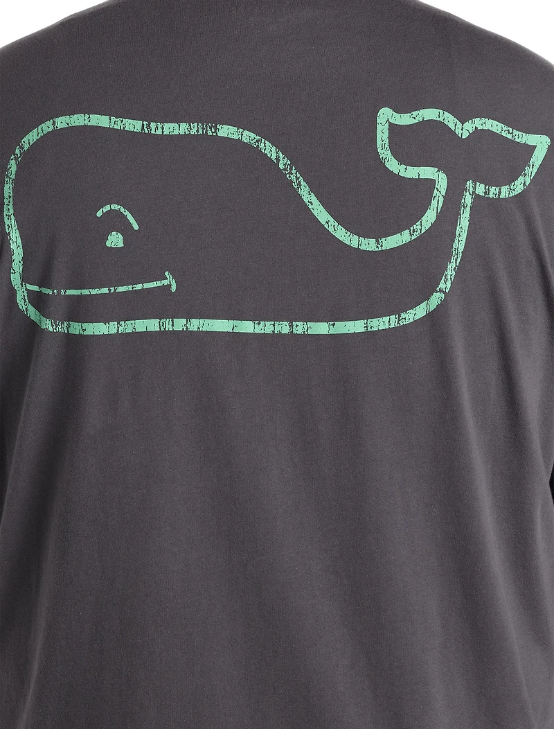 Whale Long-Sleeve Pocket T-Shirt