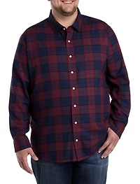 Plaid Flannel Sport Shirt