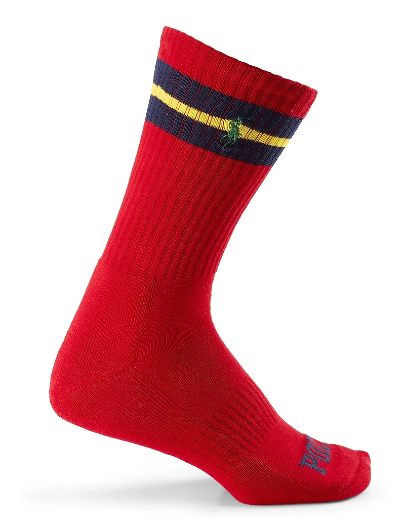  3-pk Striped Crew Socks