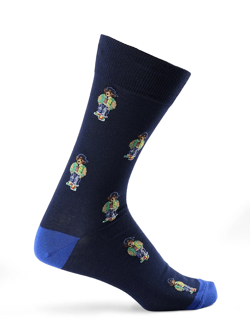 Mini Bear 2-pk Crew Socks 