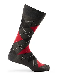 2-pk Argyle Crew Socks