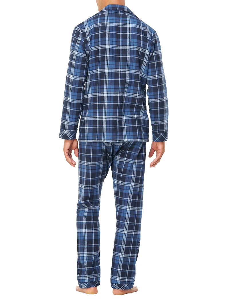 Plaid Flannel Pajama Set