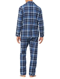 Plaid Flannel Pajama Set