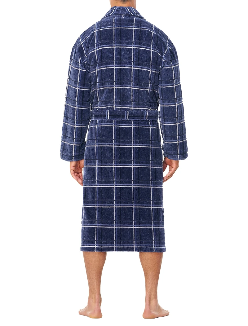 Out Of Office Windowpane Robe