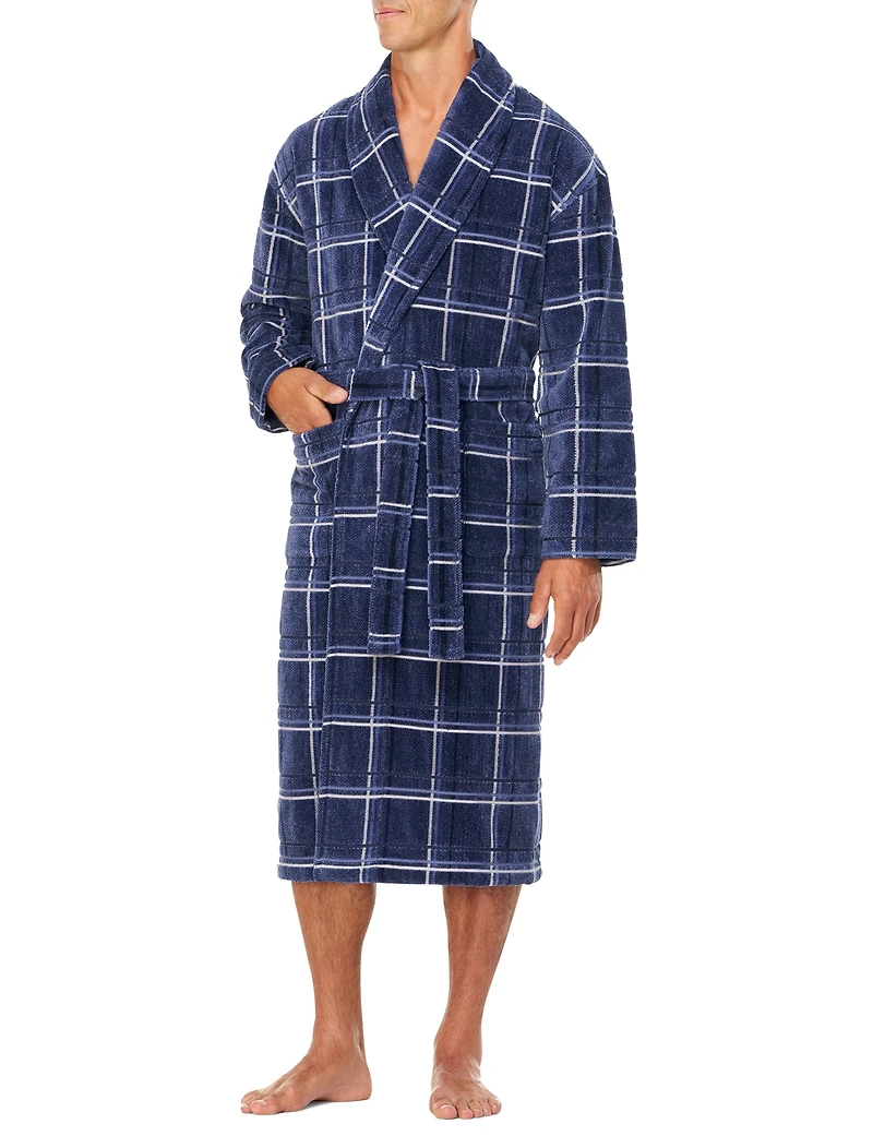 Out Of Office Windowpane Robe