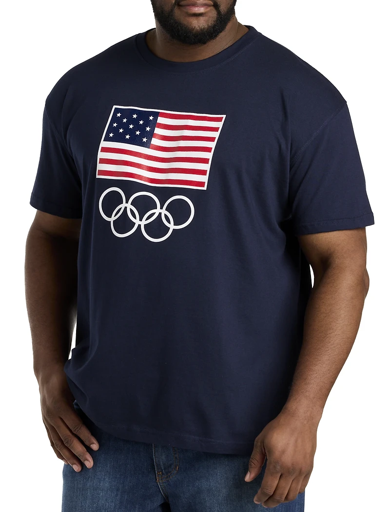 Olympics 2024 Flag Graphic Tee