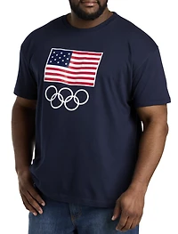 Olympics 2024 Flag Graphic Tee