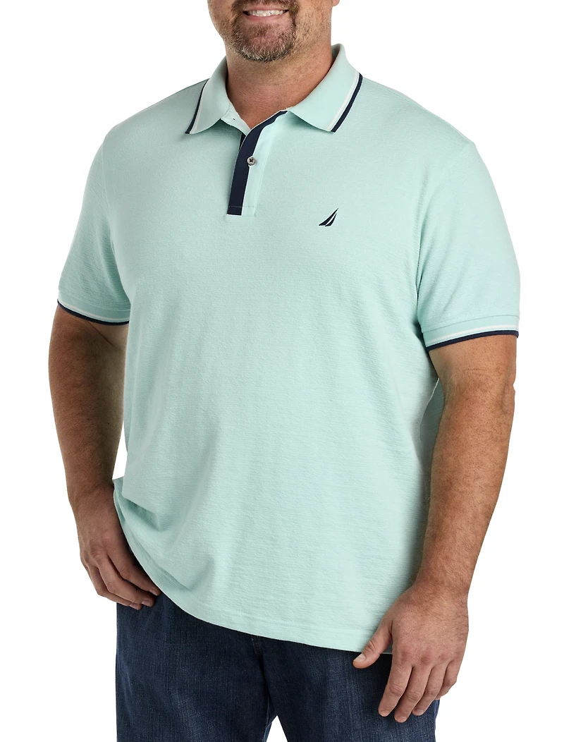 Contrast-Tipped Polo Shirt