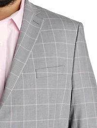 Windowpane Suit Jacket