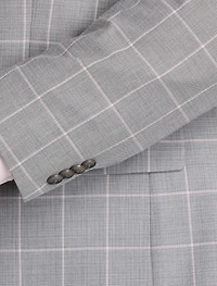 Windowpane Suit Jacket