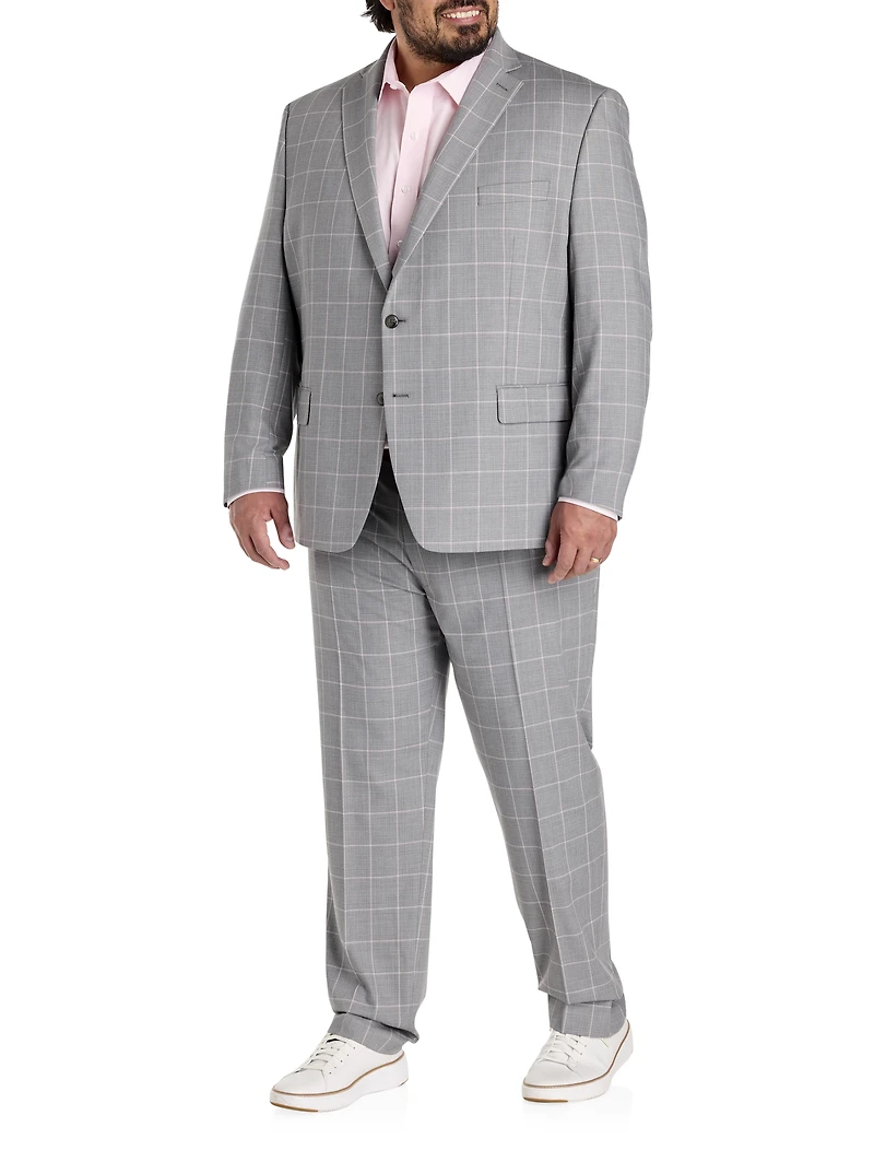 Windowpane Suit Jacket