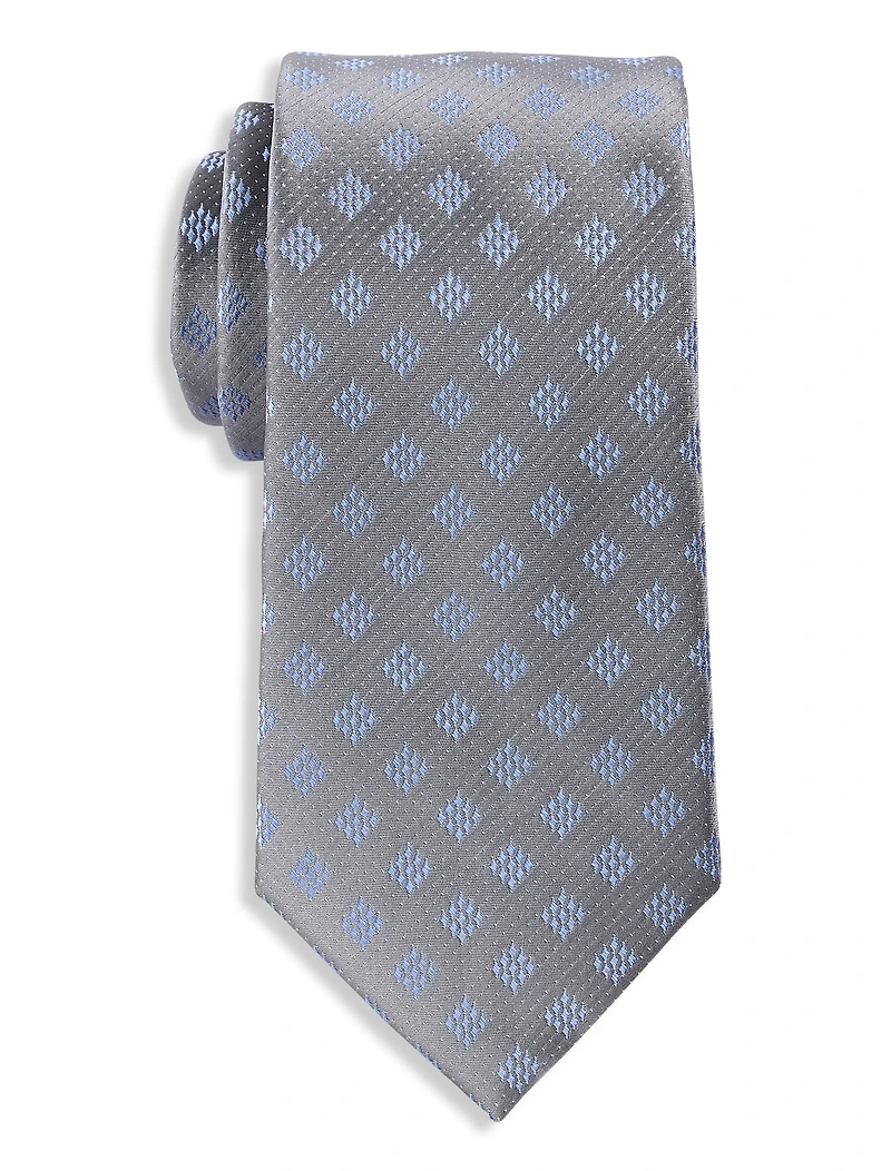 Keen Diamond Geometric Tie