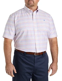 Non-Iron Plaid Oxford Sport Shirt