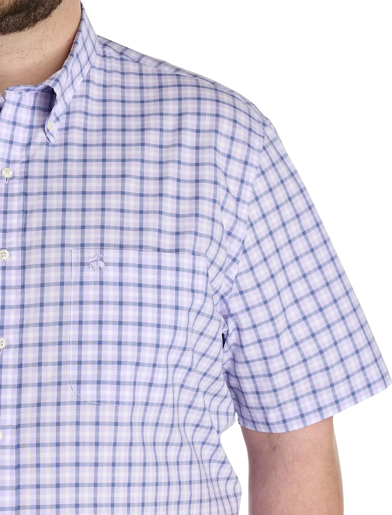 Check-Patterned Friday Oxford Sport Shirt