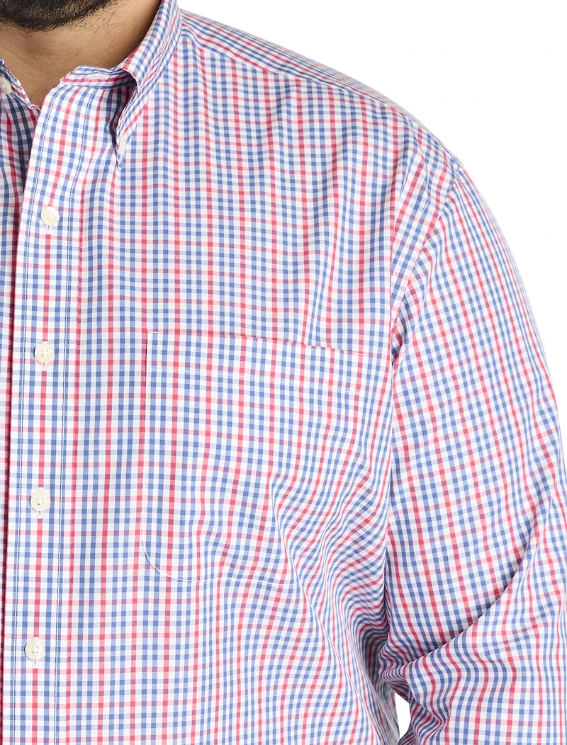 Non-Iron Multi Gingham Sport Shirt