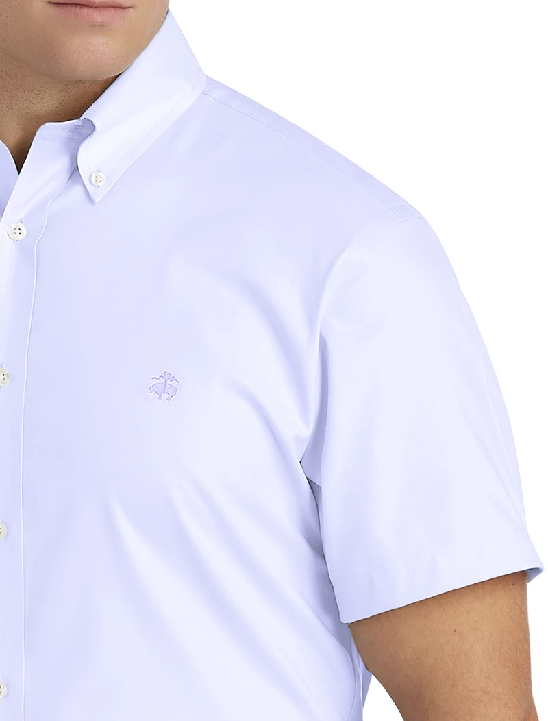 Non-Iron Solid Oxford Sport Shirt