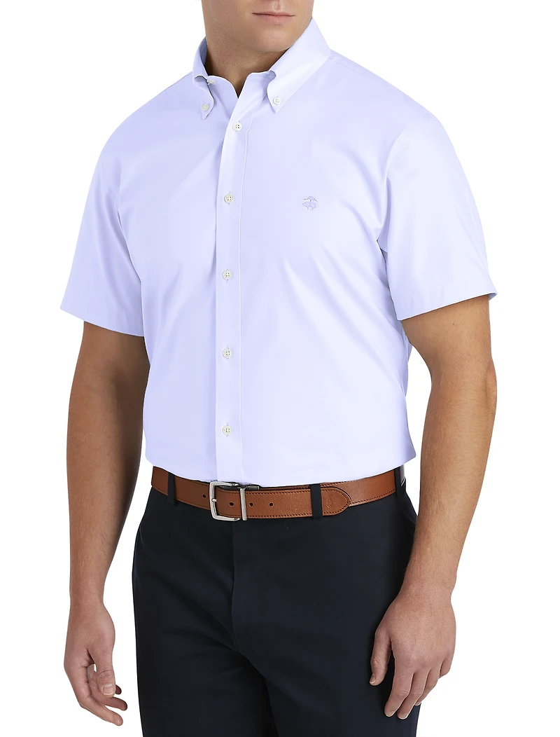 Non-Iron Solid Oxford Sport Shirt