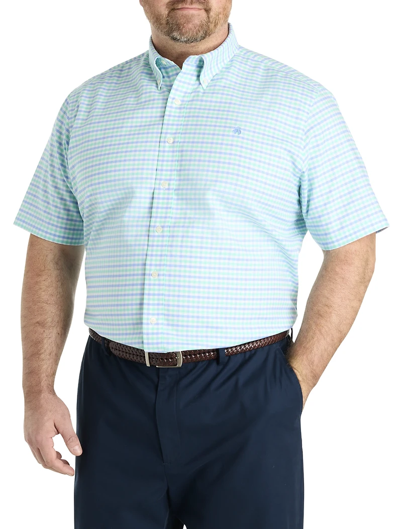 Non-Iron Gingham Sport Shirt