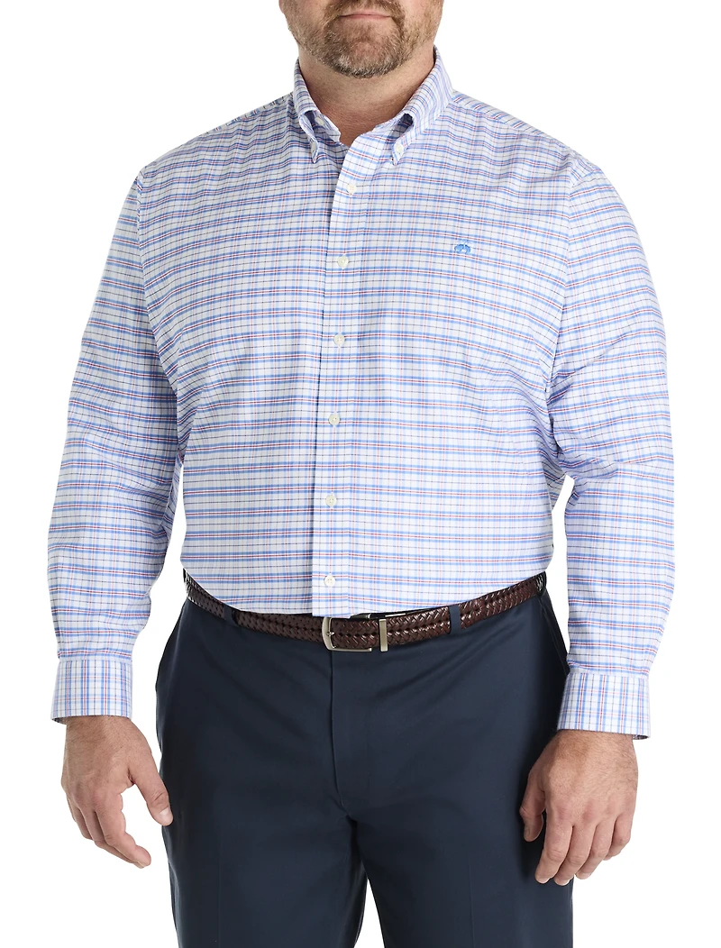 Non-Iron Oxford Check Sport Shirt
