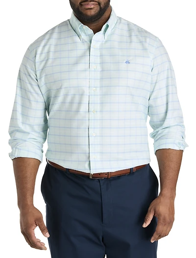 Non-Iron Oxford Check Sport Shirt