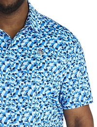 Underwater Mosaic Performance Polo Shirt