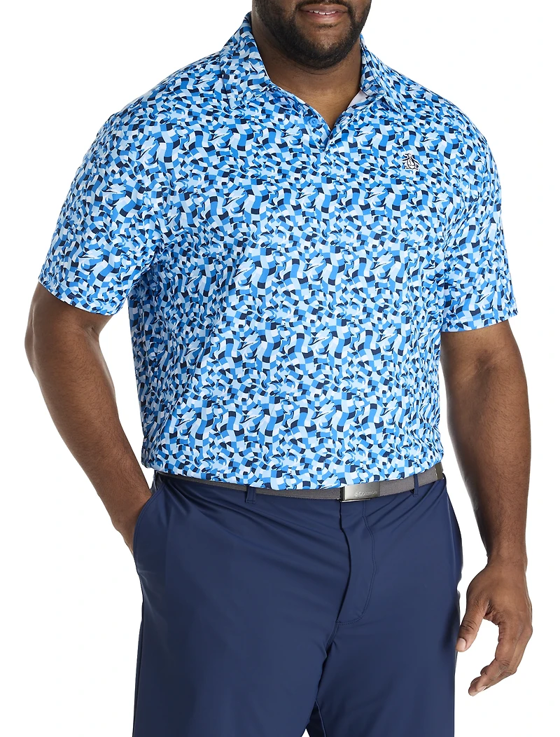 Underwater Mosaic Performance Polo Shirt
