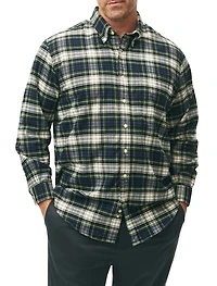 Plaid Flannel Sport Shirt
