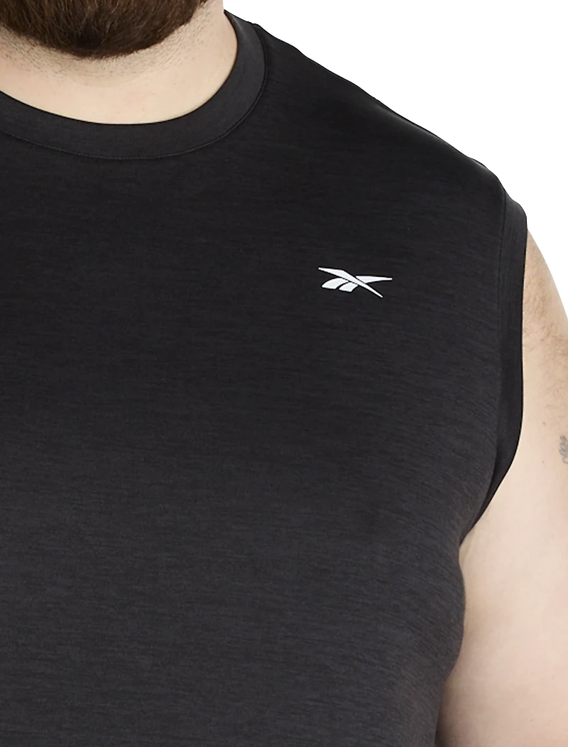 Performance Melange Sleeveless Shirt