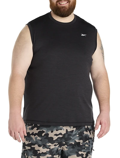 Performance Melange Sleeveless Shirt