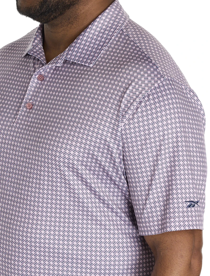 Basketweave Performance Polo Shirt