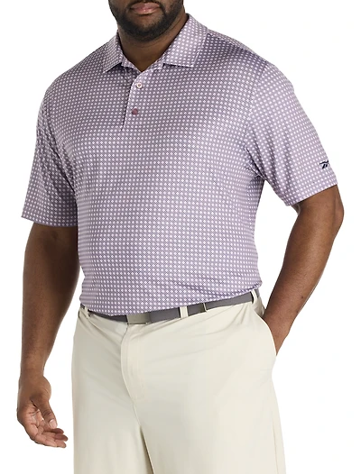 Basketweave Performance Polo Shirt