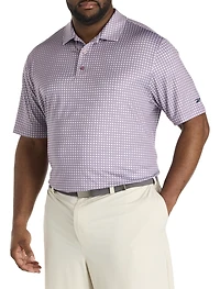 Basketweave Performance Polo Shirt
