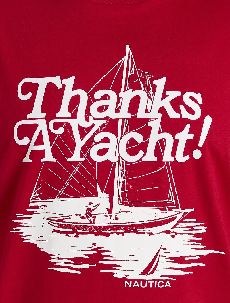 Thanks A Yacht Graphic Tee