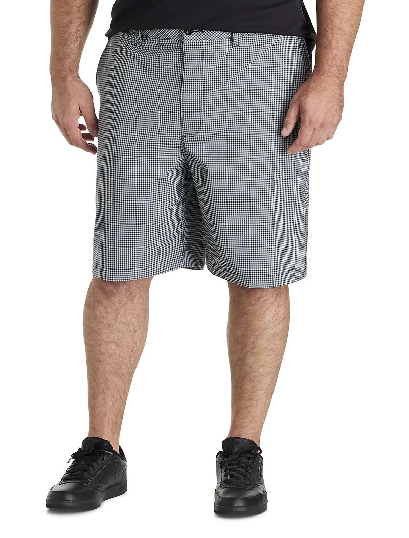 Performance Plaid Golf Shorts