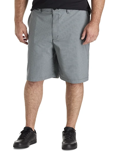 Performance Plaid Golf Shorts