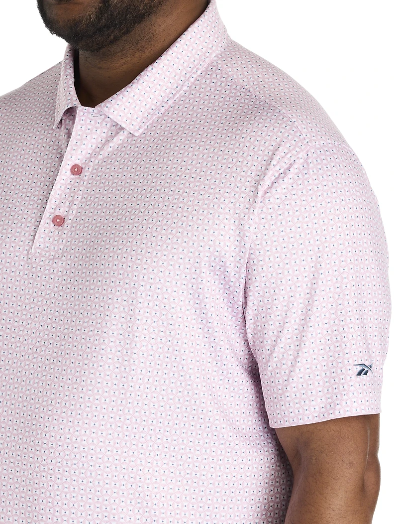 Art Deco Performance Polo Shirt