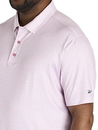 Art Deco Performance Polo Shirt