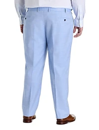 Textured Solid Suit Pants