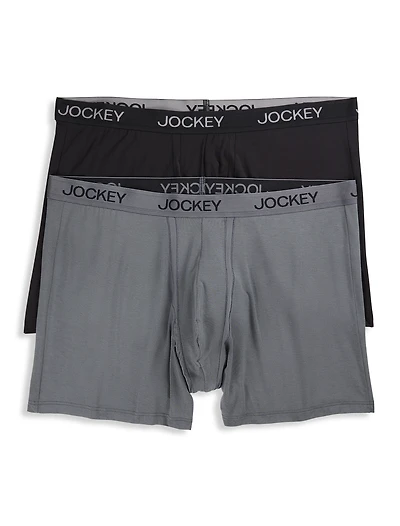 2-pk Ultra Soft Chafe Proof Modal Boxer Briefs