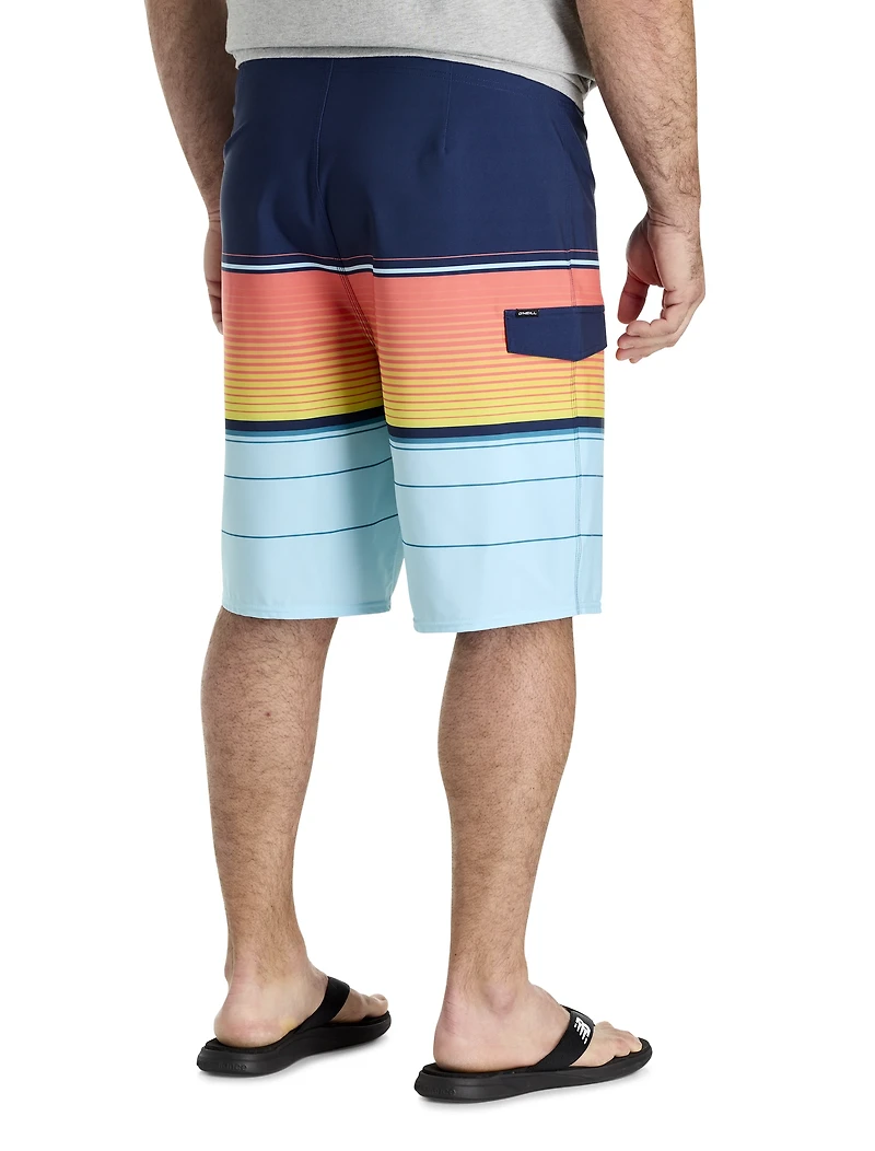 Lennox Stripe Board Shorts