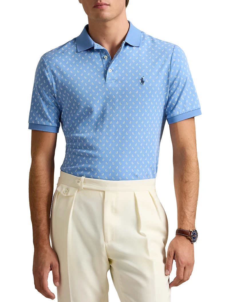 Soft Touch Paisley Polo Shirt