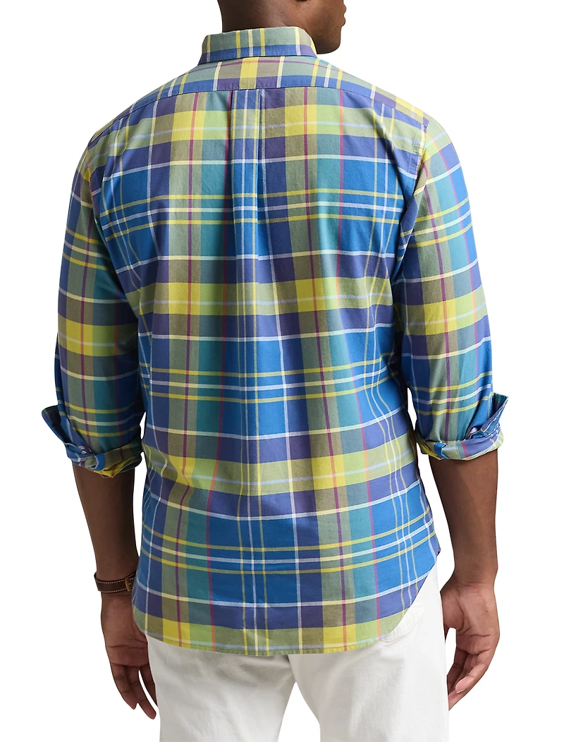 Plaid Oxford Sport Shirt