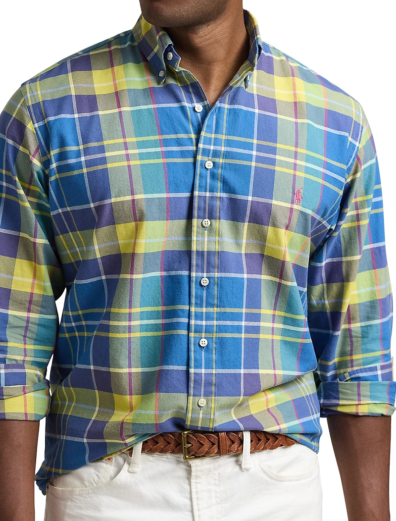 Plaid Oxford Sport Shirt