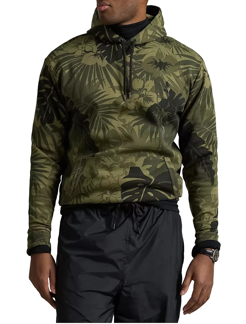 Palm-Camo Double-Knit Hoodie
