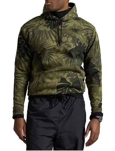 Palm-Camo Double-Knit Hoodie