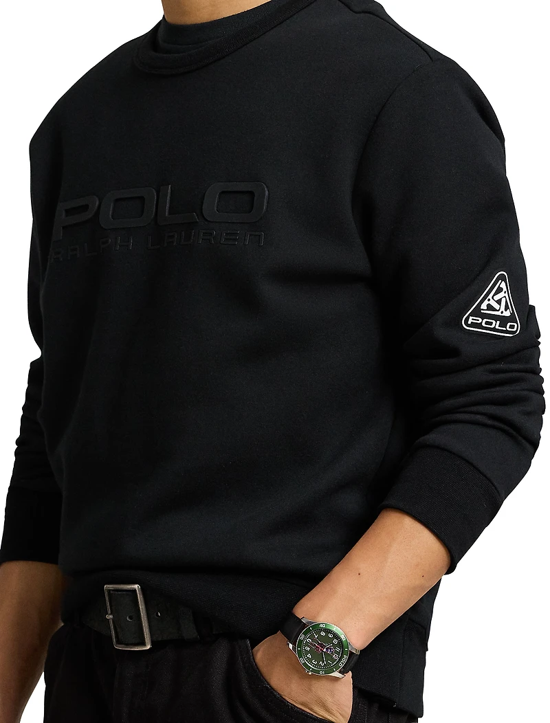Logo Double-Knit Sweatshirt