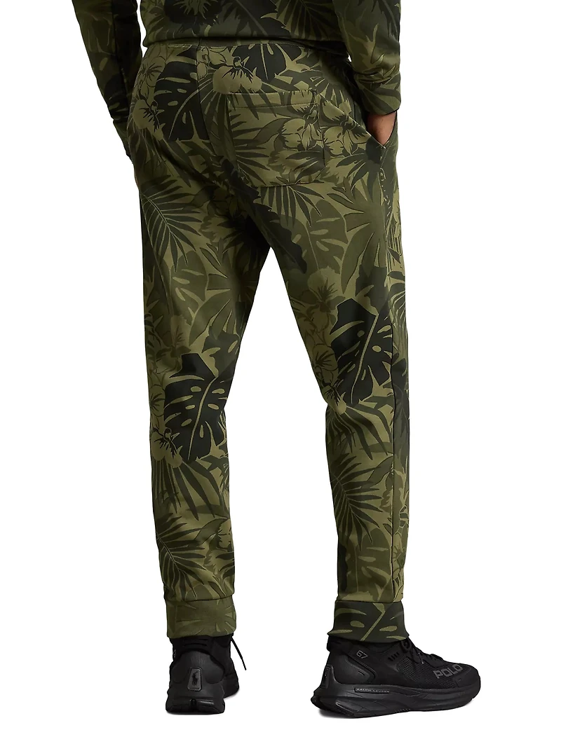 Palm-Camo Double-Knit Joggers